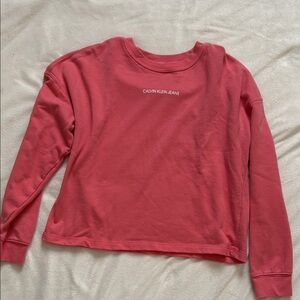 Calvin Klein Jeans Coral Sweatshirt small child